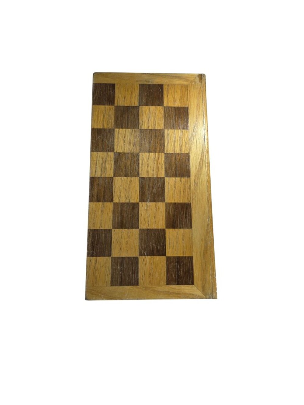 Folding Wooden Chess Set Carved Pieces Storage 12" Board Portable Travel Game